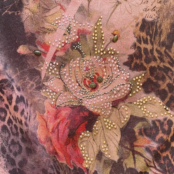 Vintage Rhinestone top - Picture 4 of 5